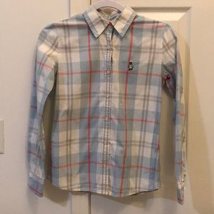 Light Blue Checkered Shirt